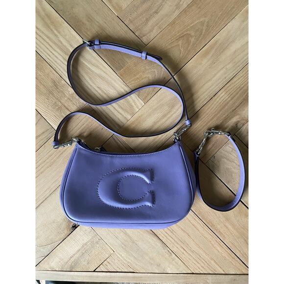Coach 90’s Y2K Teri Shoulder Bag, Light Violet - Picture 3 of 4